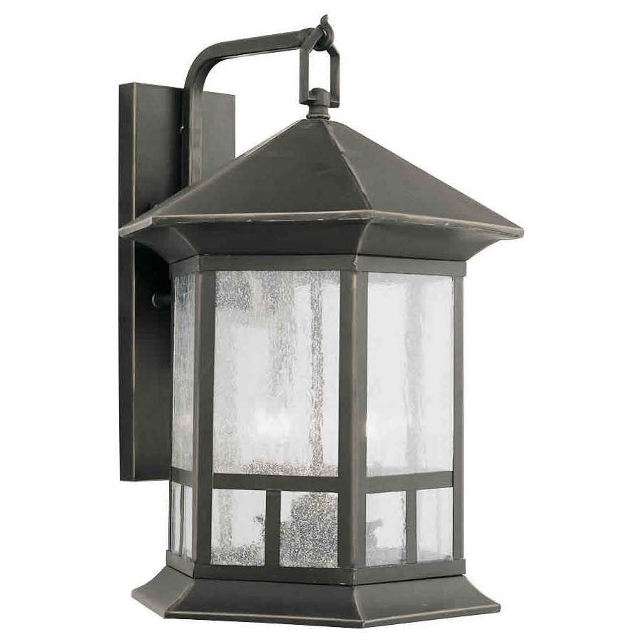 18-in H Royal Bronze Outdoor Wall Light at Lowes.com