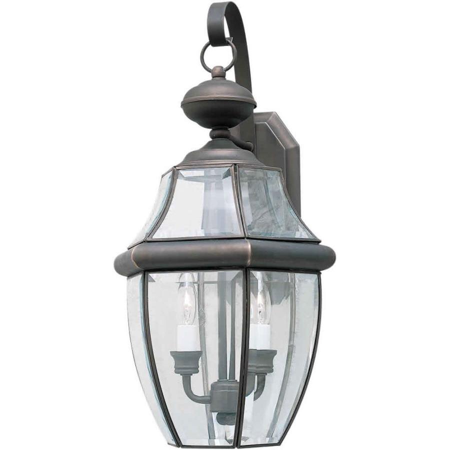 Shop 21-in H Royal Bronze Outdoor Wall Light at Lowes.com