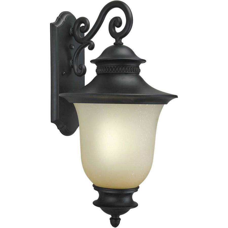 Shop 23in H Black Outdoor Wall Light at