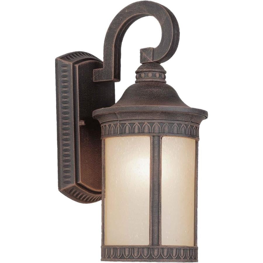 Shop 16in H Painted Rust Outdoor Wall Light at