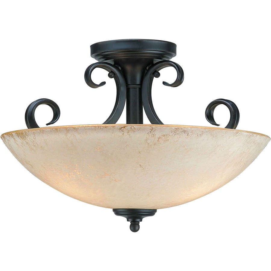 11-in Bordeaux Flush Mount Light at Lowes.com