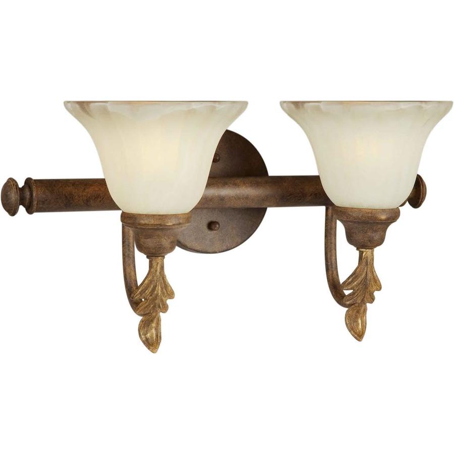 Shop Shandy 2-Light 11-in Chestnut Vanity Light at Lowes.com