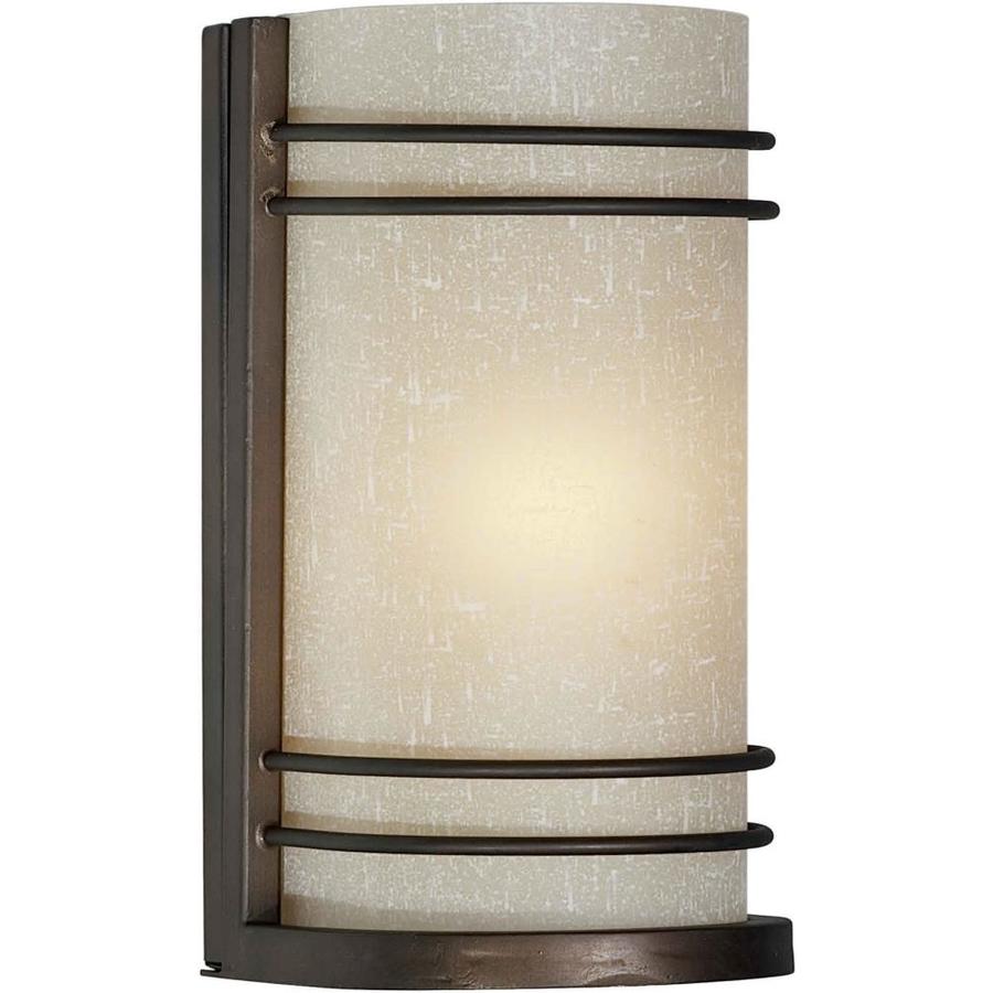 Shandy 4.5in W 1Light Antique bronze Pocket Wall Sconce at