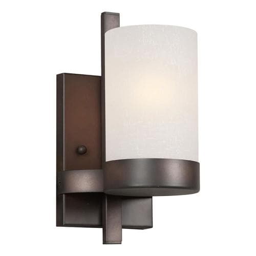 4.5-in W 1-Light Antique Bronze Wall Sconce in the Wall Sconces ...