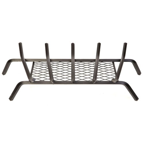 1 2 In Steel 27 In 5 Bar Fireplace Grate With Ember Retainer At