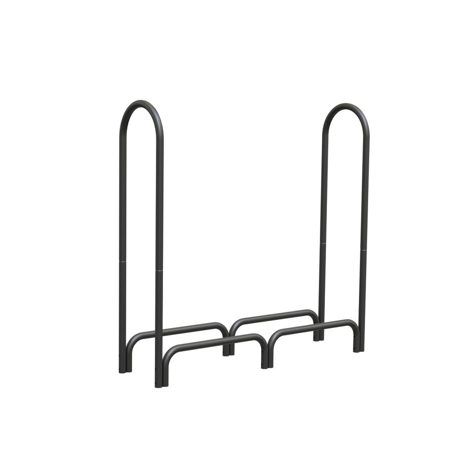 4 Ft Deluxe Log Rack Black At Lowes Com