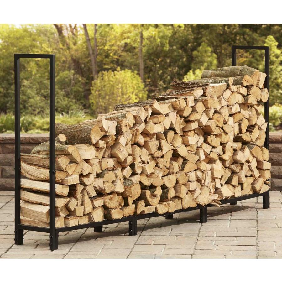 Style Selections 49in x 95.98in x 13.5in Steel Half Cord Firewood