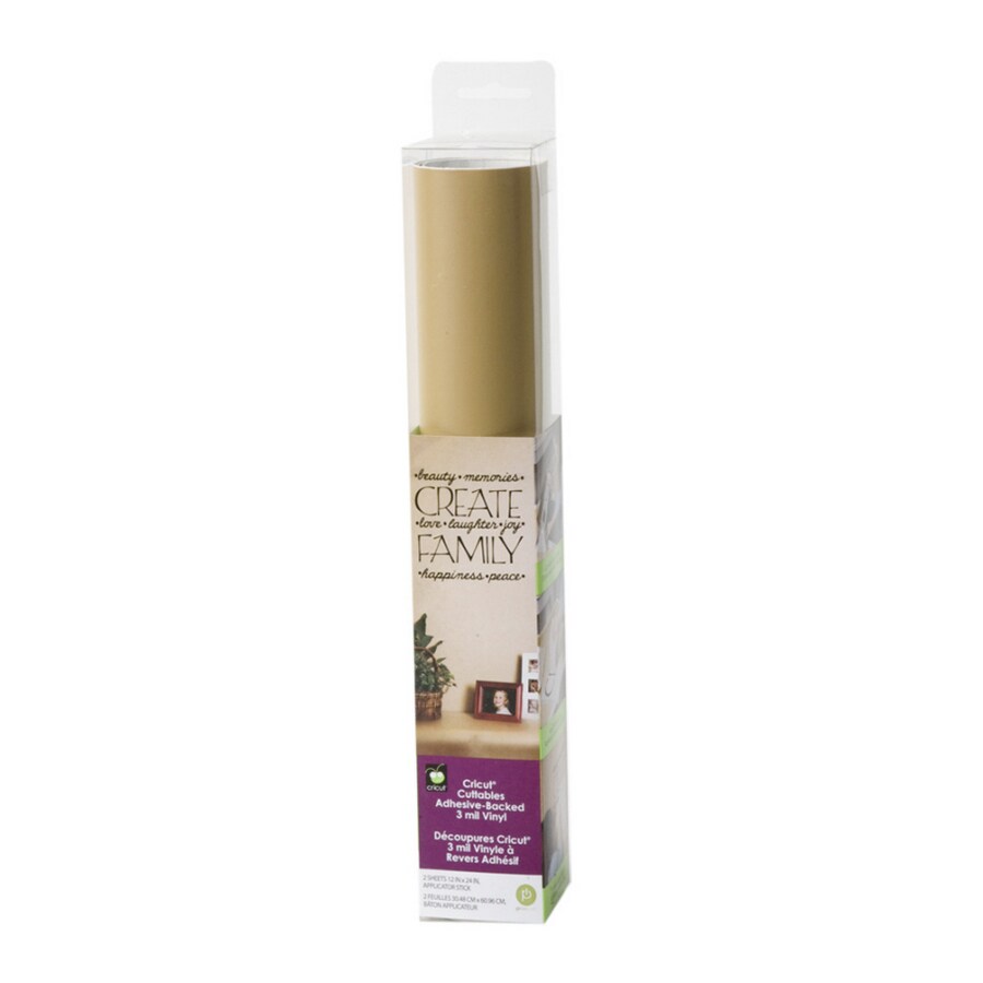 Light Brown Cricut Vinyl adhesive backed