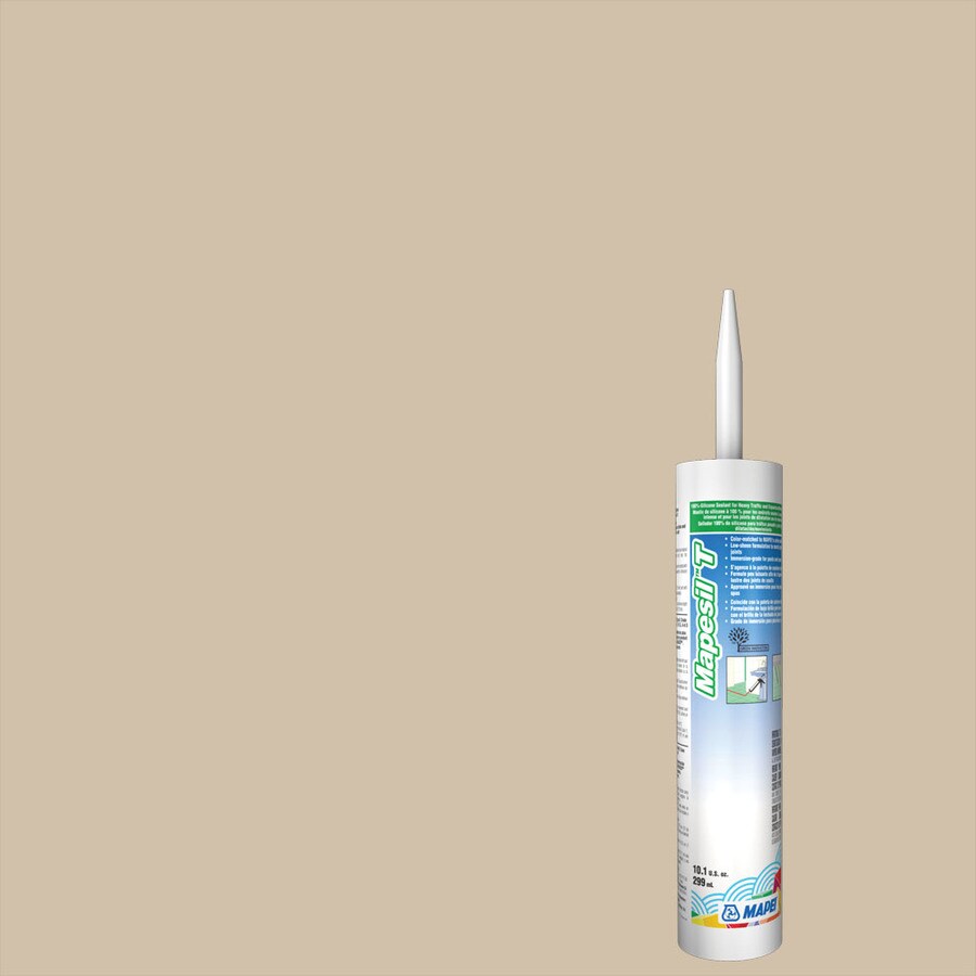 MAPEI Mapesil T 10.1oz Bone Silicone Caulk in the Caulk department at