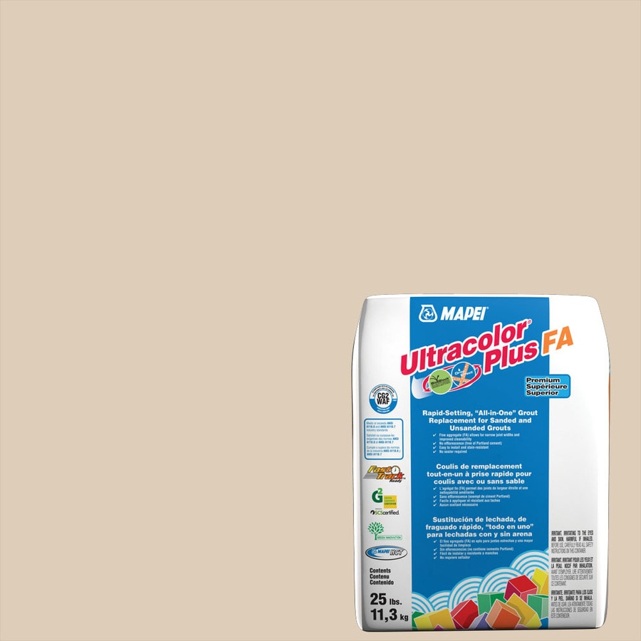 shop mapei ultracolor plus fa 25 lb light almond sanded shop mapei ultracolor plus fa 25 lb light almond sanded