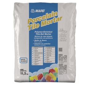 MAPEI 25-lb White Powder Polymer-Modified Mortar