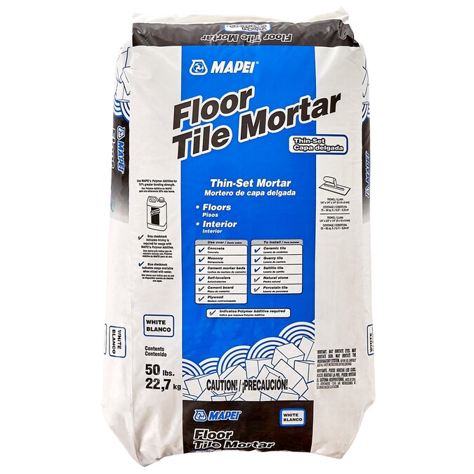 MAPEI Floor Tile 50-lb White Powder Thinset Mortar in the Mortar
