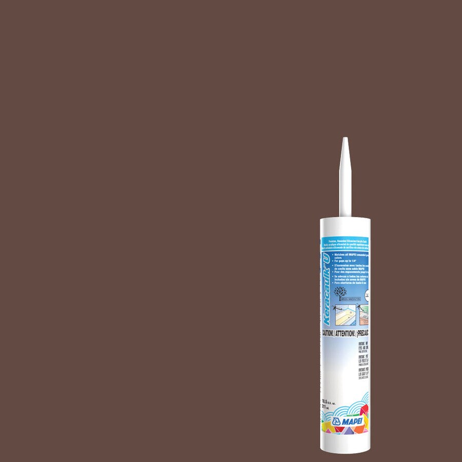 MAPEI Keracaulk U 10.5oz Mahogany Paintable Latex Caulk in the Caulk