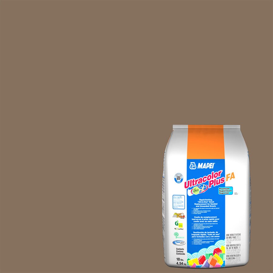 shop mapei ultracolor plus fa 10 lb mocha sanded unsanded powder grout at lowes com shop mapei ultracolor plus fa 10 lb mocha sanded unsanded powder grout at lowes com