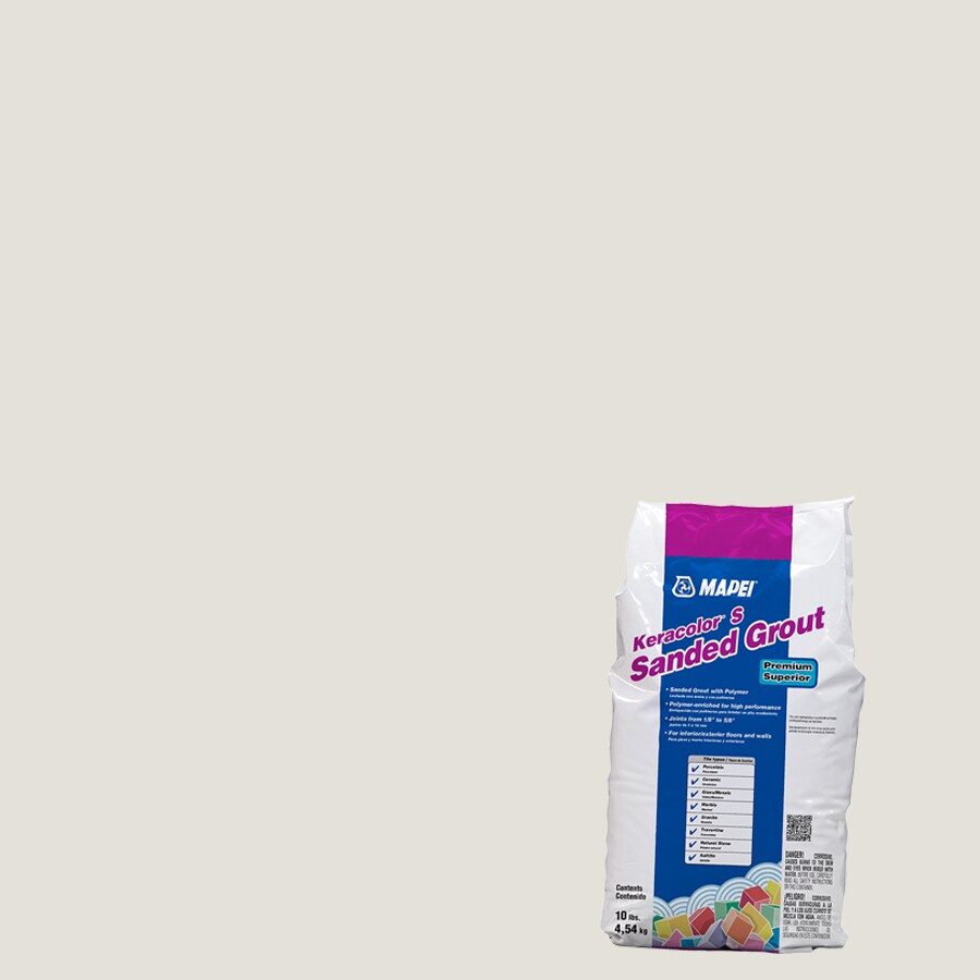 MAPEI Keracolor S 10lb White Sanded Grout at