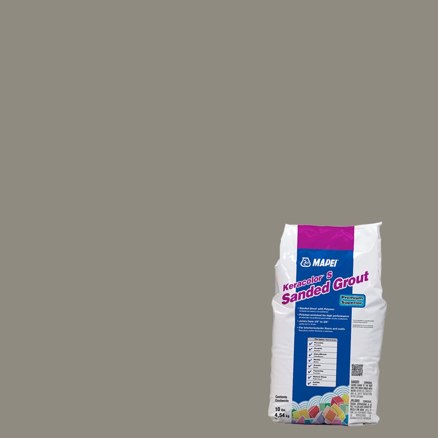 MAPEI Keracolor S 10lb Pewter Sanded Grout in the Grout department at