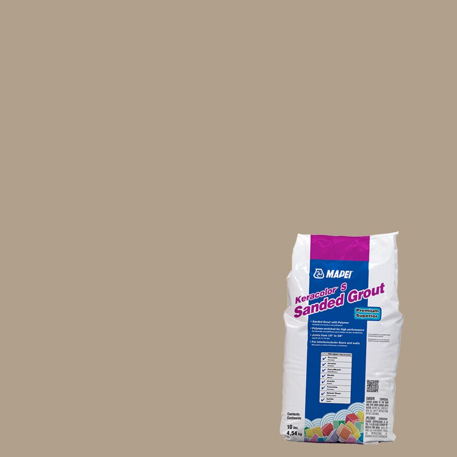 MAPEI 10lbs Navajo Brown Sanded Powder Grout at