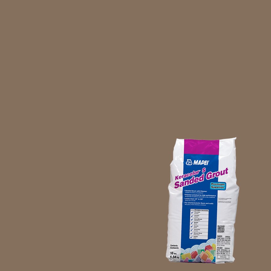 Mapei Keracolor S 10-lb Mocha Sanded Grout In The Grout Department At 