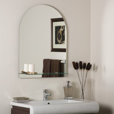 Decor Wonderland 23.6-in Arch Frameless Bathroom Mirror at Lowes.com