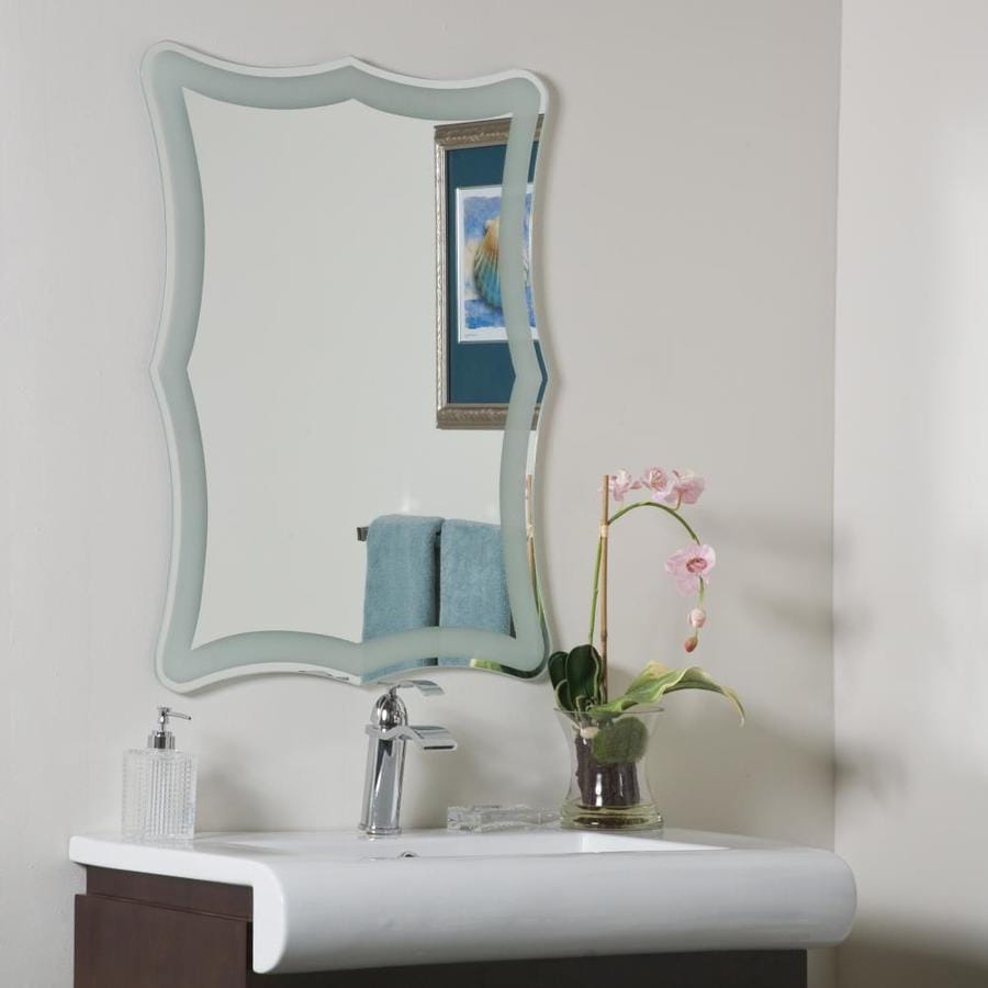 Decor Wonderland 236 In Frameless Bathroom Mirror At 3911