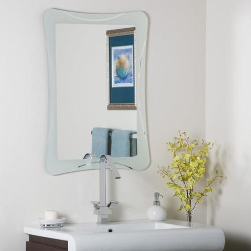 Decor Wonderland 23.6in Rectangular Frameless Bathroom