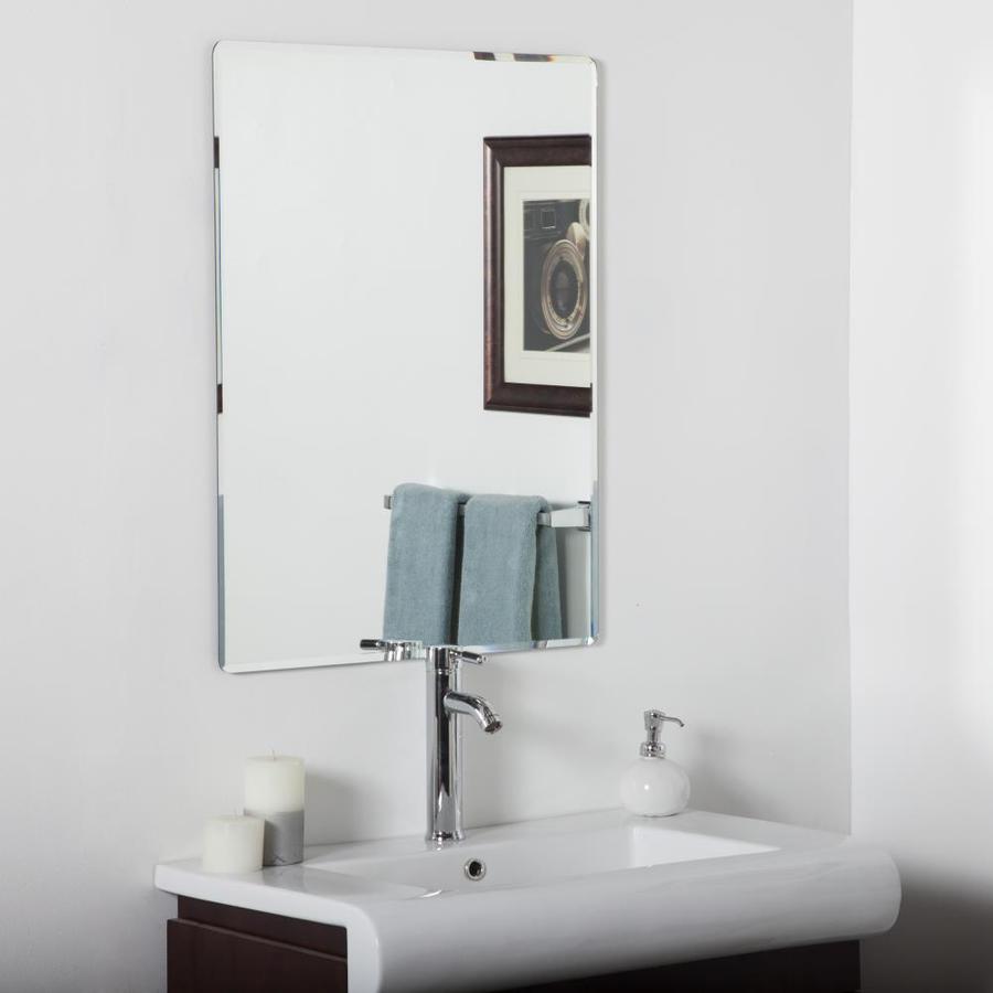Decor Wonderland 12.12-in Rectangular Frameless Bathroom Mirror Decor Wonderland 12.12-in Rectangular Frameless Bathroom Mirror