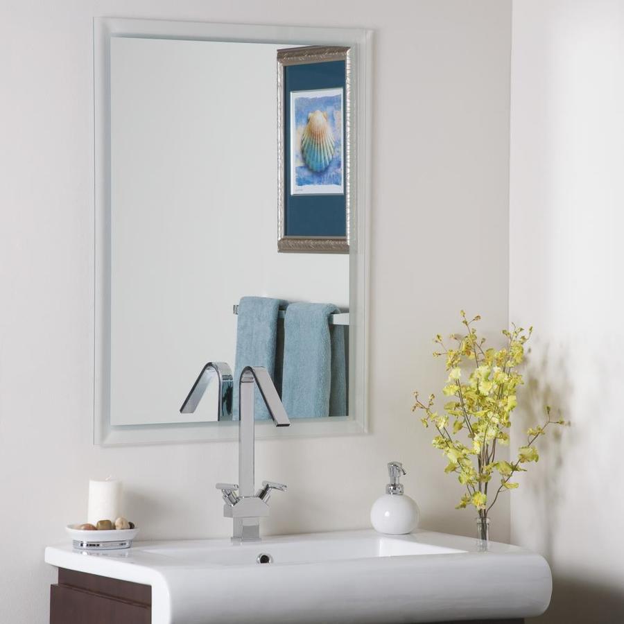 Decor Wonderland 236 In Rectangular Frameless Bathroom Mirror At 3061