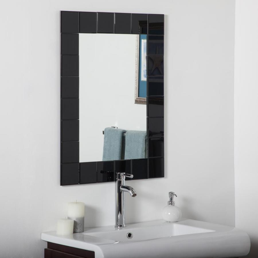 Decor Wonderland 236 In Rectangular Frameless Bathroom Mirror At 0866