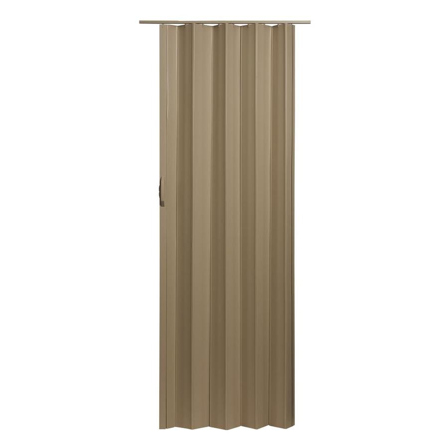 Spectrum Sienna 36in x 80in Timber Beige PVC Accordion Door (Hardware