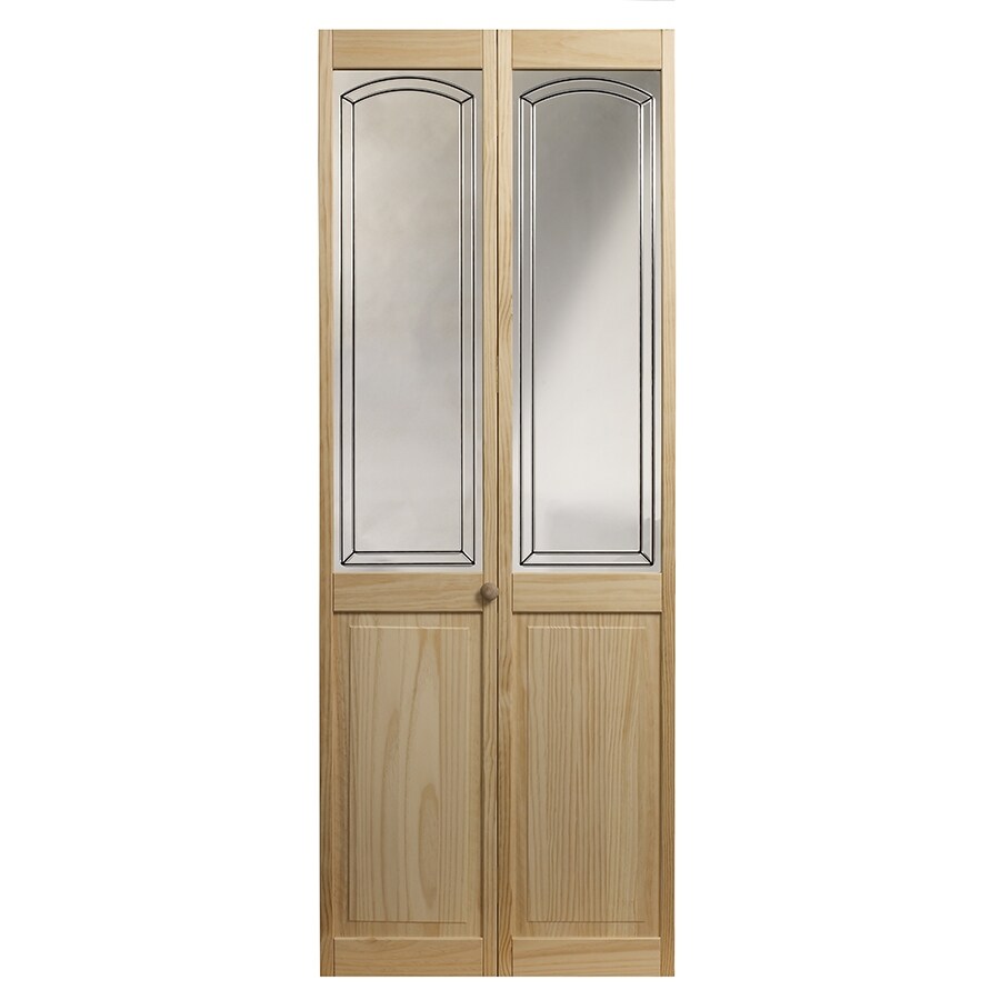 Pinecroft 32 In X 6 Ft 8 1 2 Mirror Over Panel Bifold Door Pinecroft 32 In X 6 Ft 8 1 2 Mirror
