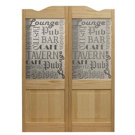Decorative Glass Saloon Cafe Doors At Lowes Com