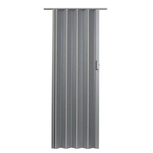 Spectrum Elite 48-in X 80-in Satin Silver PVC Accordion Door (Hardware ...