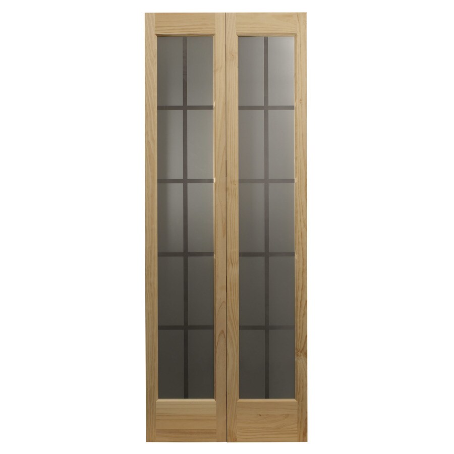 Bifold Door Decorative Glass Bifold Sliding Closet Doors At