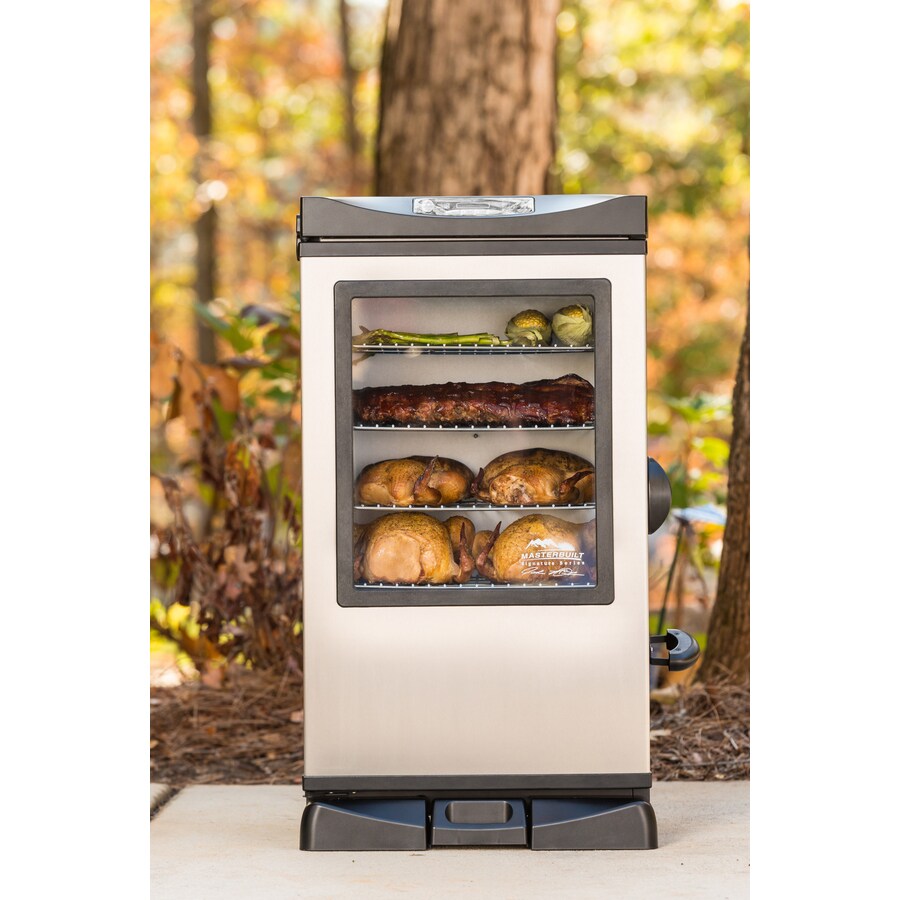 Masterbuilt JMSS 800-Watt Electric Vertical Smoker (Common: 32.126-in ...