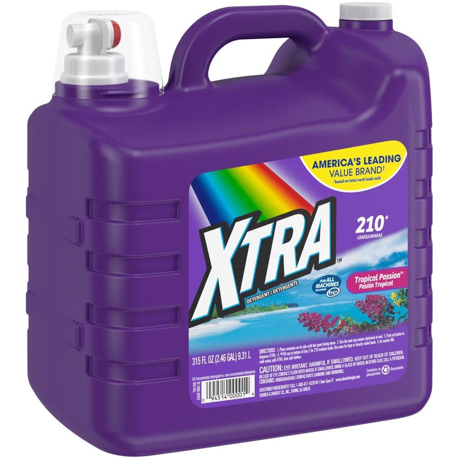 XTRA 315-fl oz Tropical Passion HE Laundry Detergent in the Laundry ...