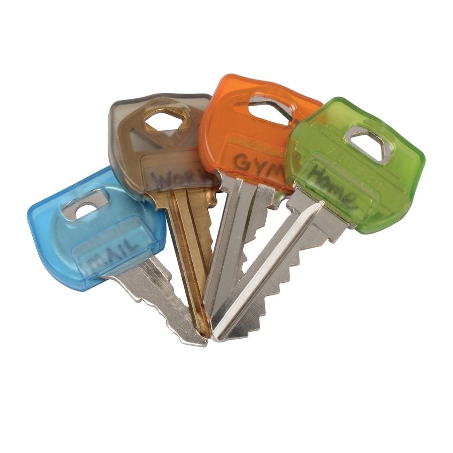 Hard Plastic Key Id Tag Label Cover Identity Caps Covers Keys Safes