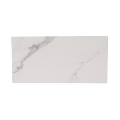 Statuary White Matte Porcelain Marble Floor Tile Sample Common 6 In X Actual 5 87 W L Statuary White Matte Porcelain Marble Floor Tile Sample Common 6 In X Actual 5 87 W L