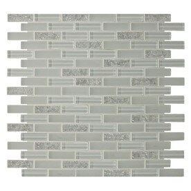 At Lowes Gbi Tile Stone Inc Gemstone White Mosaic Gl Subway Common 12