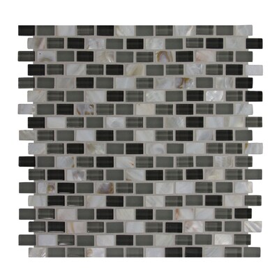 Gbi Tile Stone Inc Gl Shell Multi Finish Mosaic Shell Multi Finish Gl Mosaic Tile