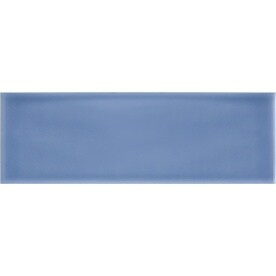 allen + roth Blue 4-in x 12-in Ceramic Subway Tile (Common: 4-in x 12-in; Actual: 3.93-in x 11.81-in)