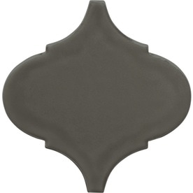 allen + roth 5-Pack Charcoal 6-in x 6-in Ceramic Wall Tile (Common: 6-in x 6-in; Actual: 5.98-in x 5.98-in)