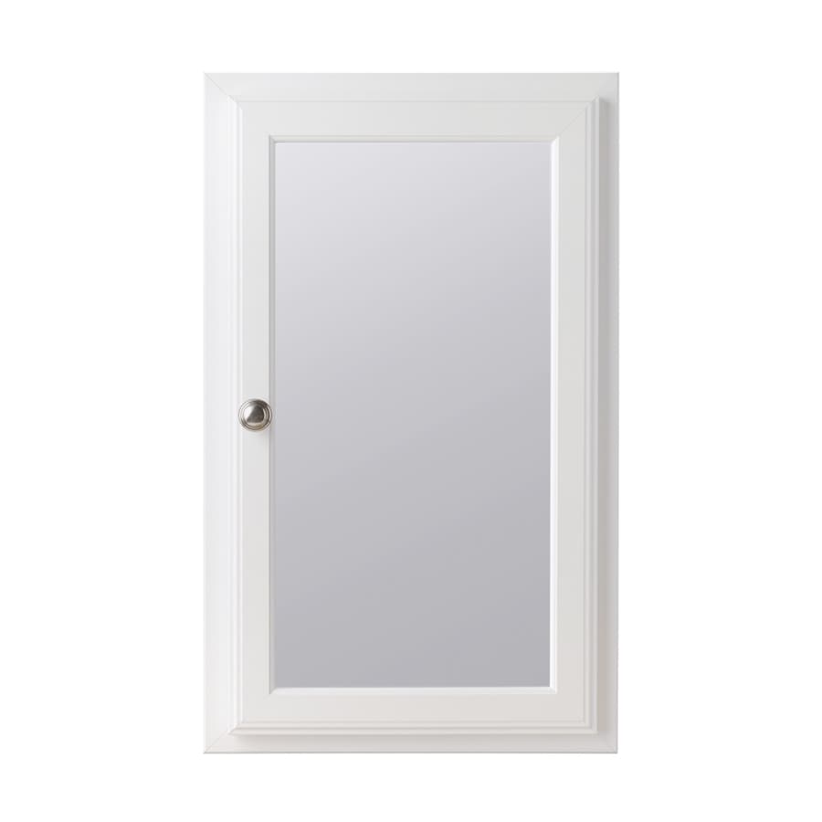 15 75 In X 25 75 In Rectangle Recessed Mirrored Medicine Cabinet