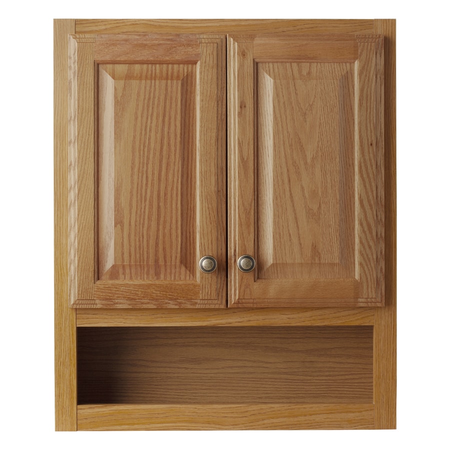 Style Selections 23.25-in W x 28-in H x 7-in D Oak ...