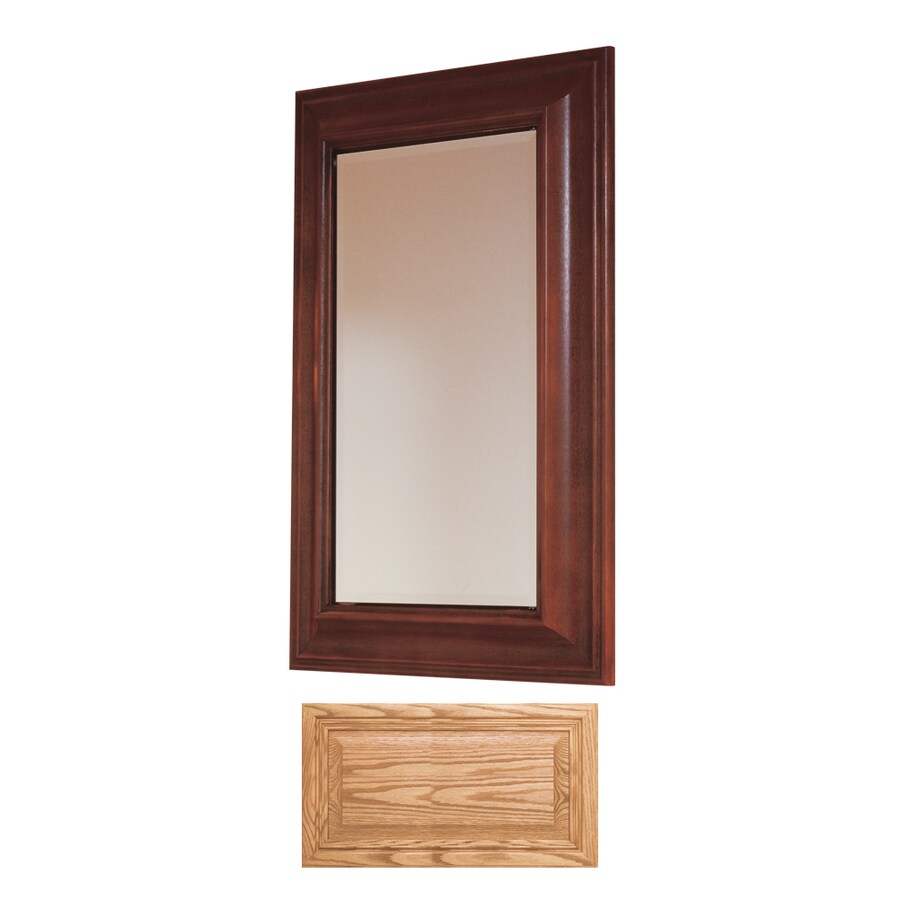Shop Insignia Insignia 29.75in H x 19.75in W Medium Oak Recessed