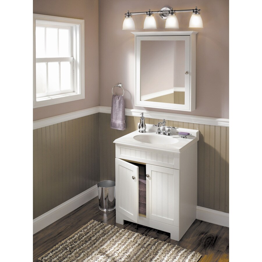 Southern Enterprises Endera Corner Bath Vanity Single Sink with