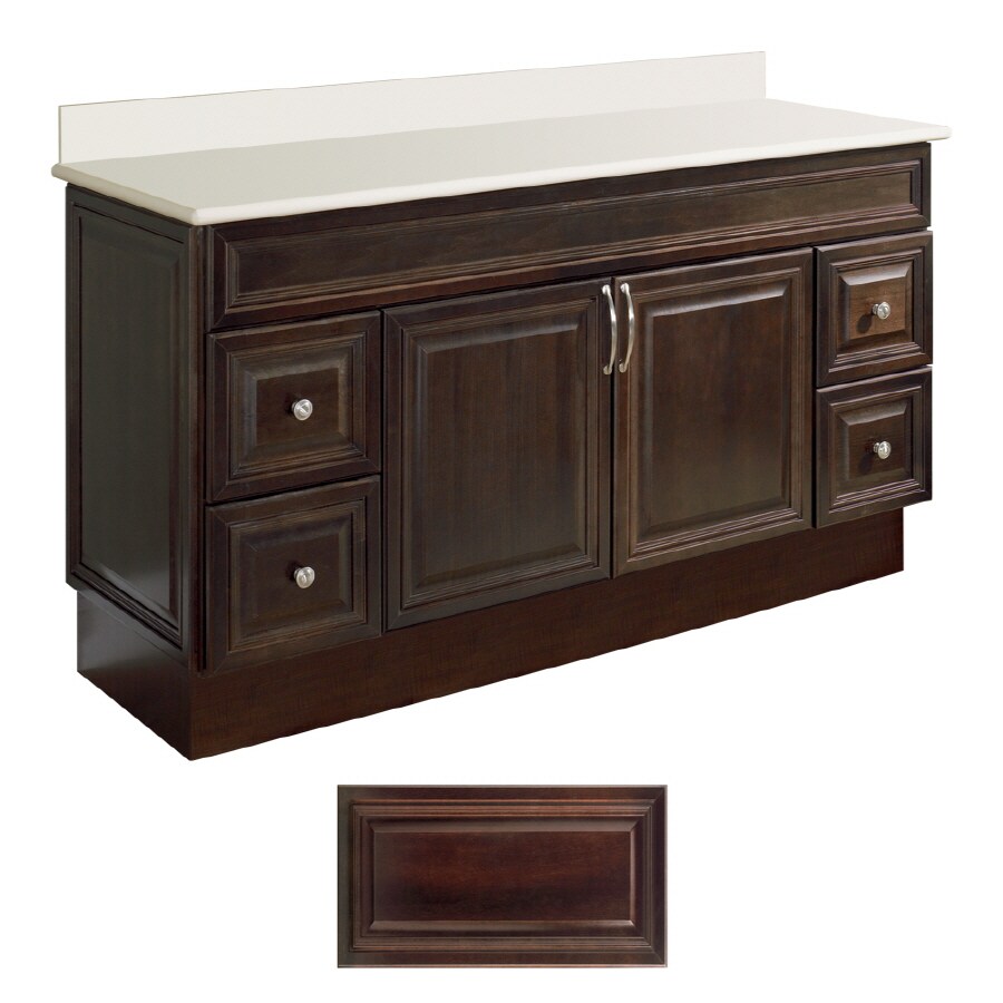 Insignia Ridgefield Java Traditional Bathroom Vanity Common Insignia Ridgefield Java Traditional Bathroom Vanity Common 60 In X 21