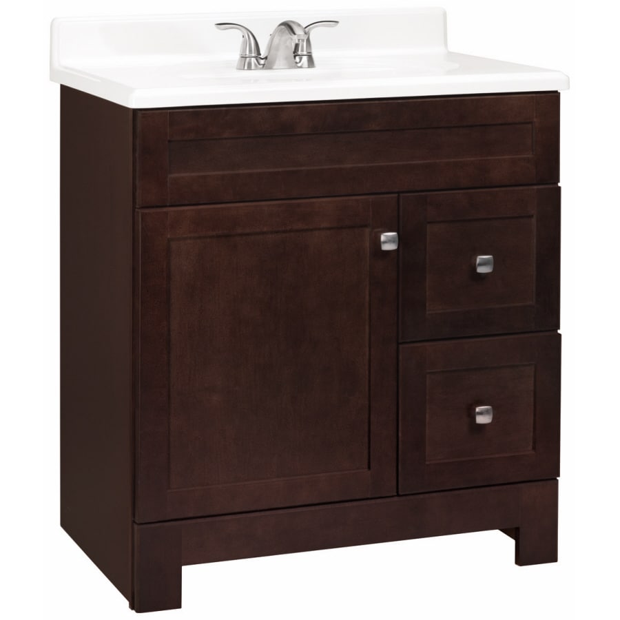 ESTATE by RSI Avalon Espresso Bathroom Vanity Base without Top