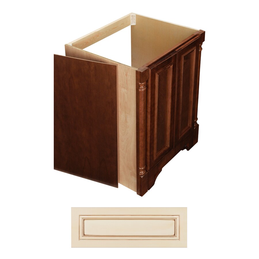 Architectural Bath Vanilla/Chocolate Bathroom Vanity FlushFit End