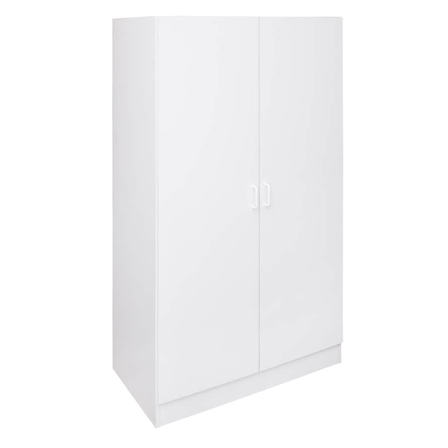 White Storage Cabinet With Doors