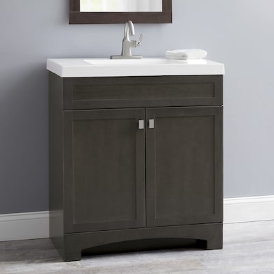 Style Selections Drayden 30 5 In Heirloom Single Sink Bathroom